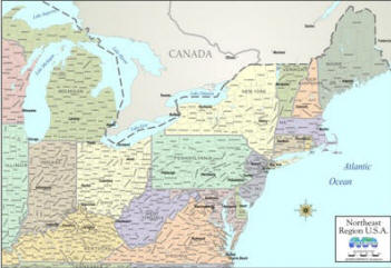 Download digital Northeast MAP